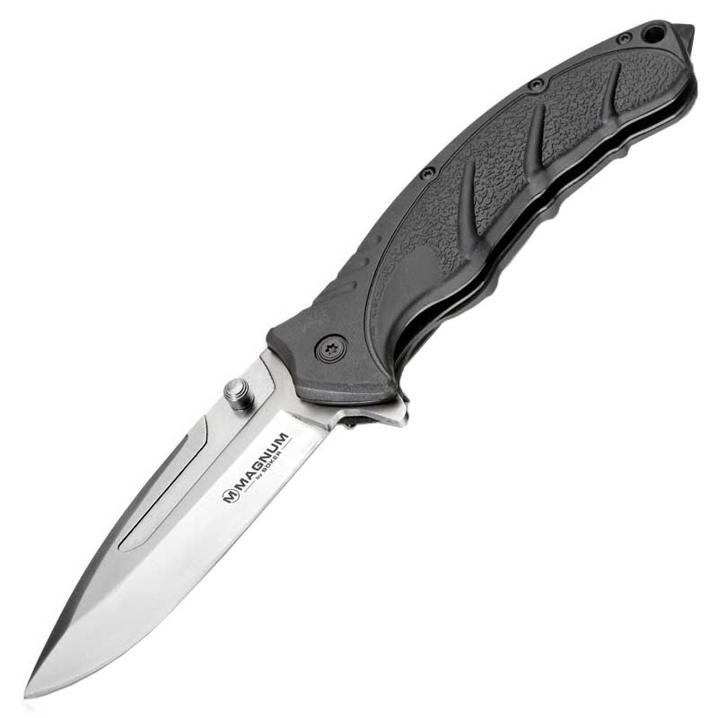 

Нож складной Boker Magnum Breaking Glass (длина: 220мм, лезвие: 100м), черный