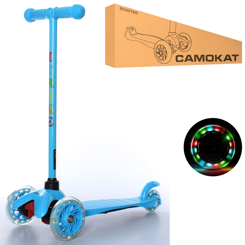 

Самокат iTrike BB 3-013-5-BL MINI синій