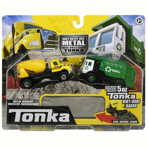 

Игрушечный набор Tonka Мусоровоз и Бетономешалка с песком