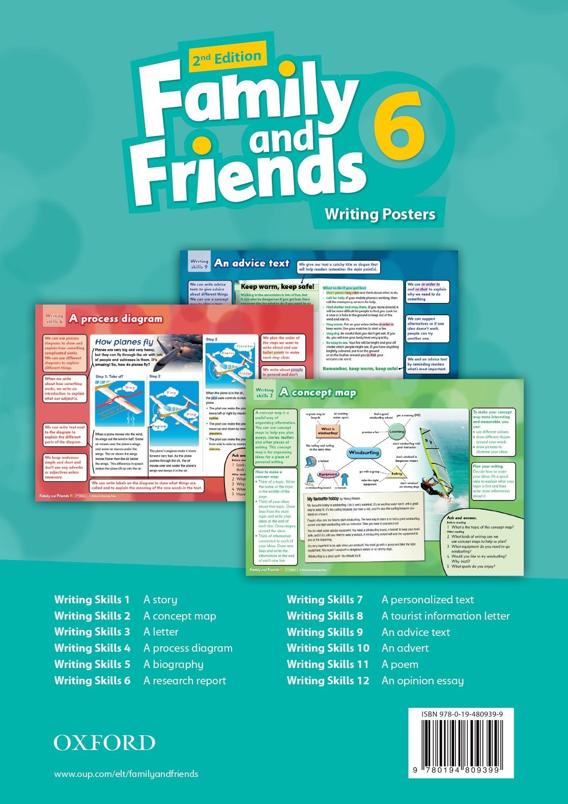 

Family & Friends 2nd Edition Level 6: Writting Posters - Naomi Simmons - 9780194809399