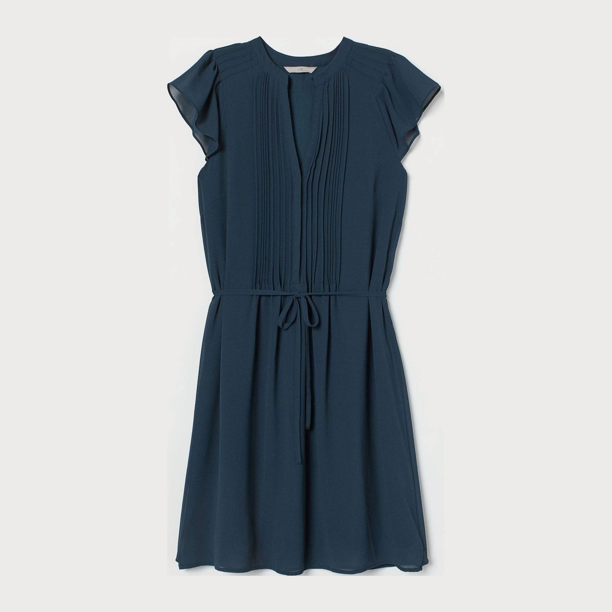 

Платье H&M 8721771-AAQJ 42 Темно-синее