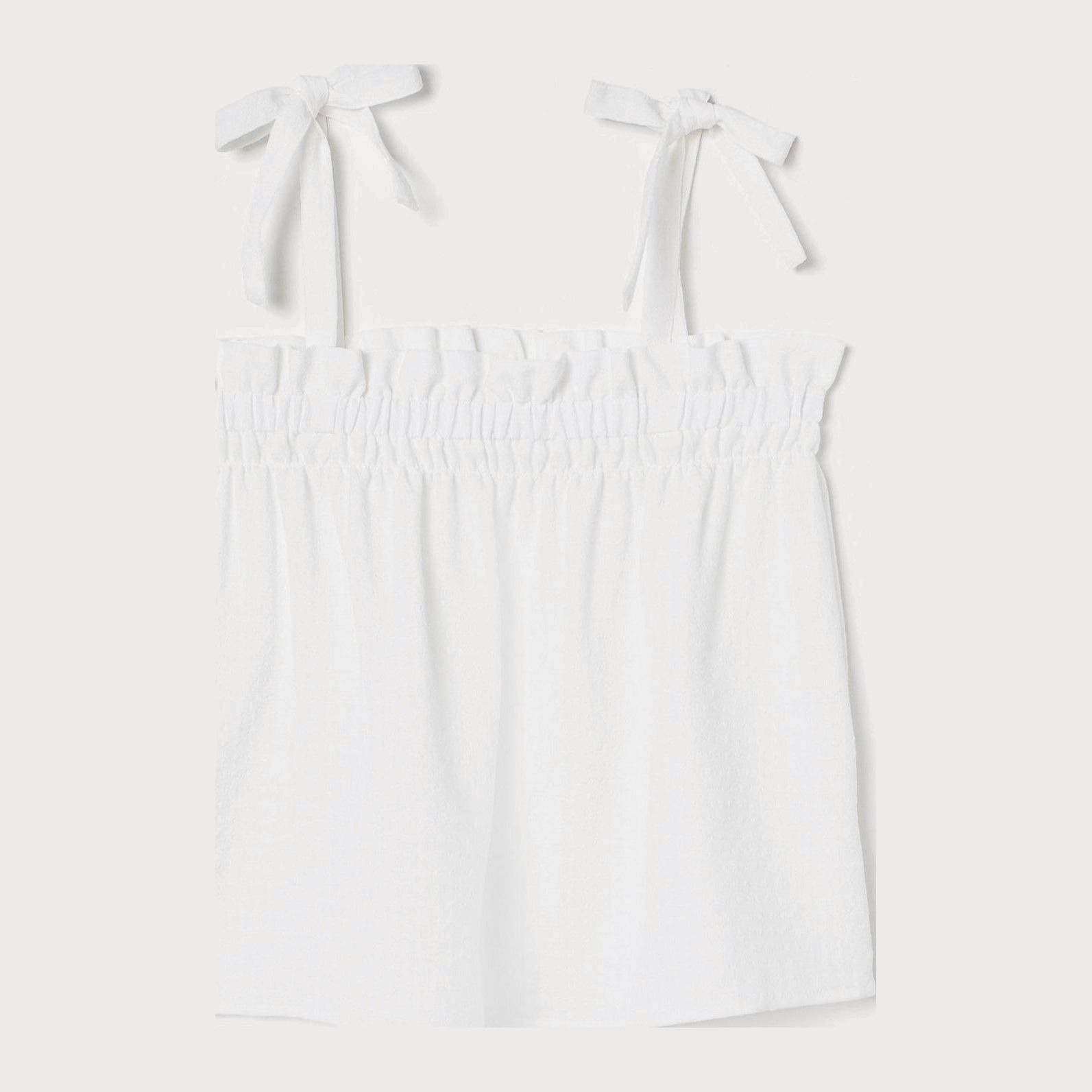 

Топ H&M 9139541-ACTS S Белый