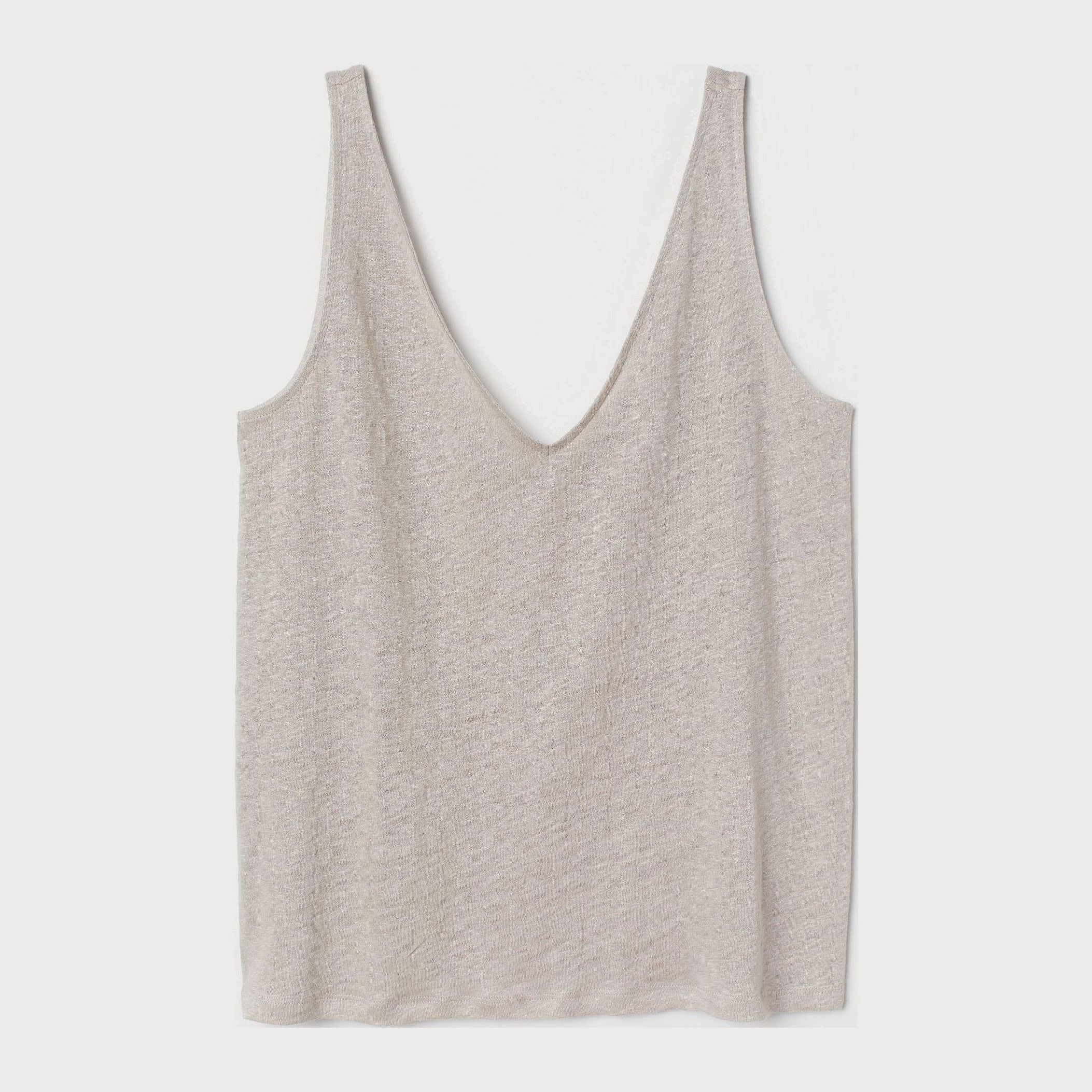 

Майка H&M 7687592-ACTQ L Бежевая