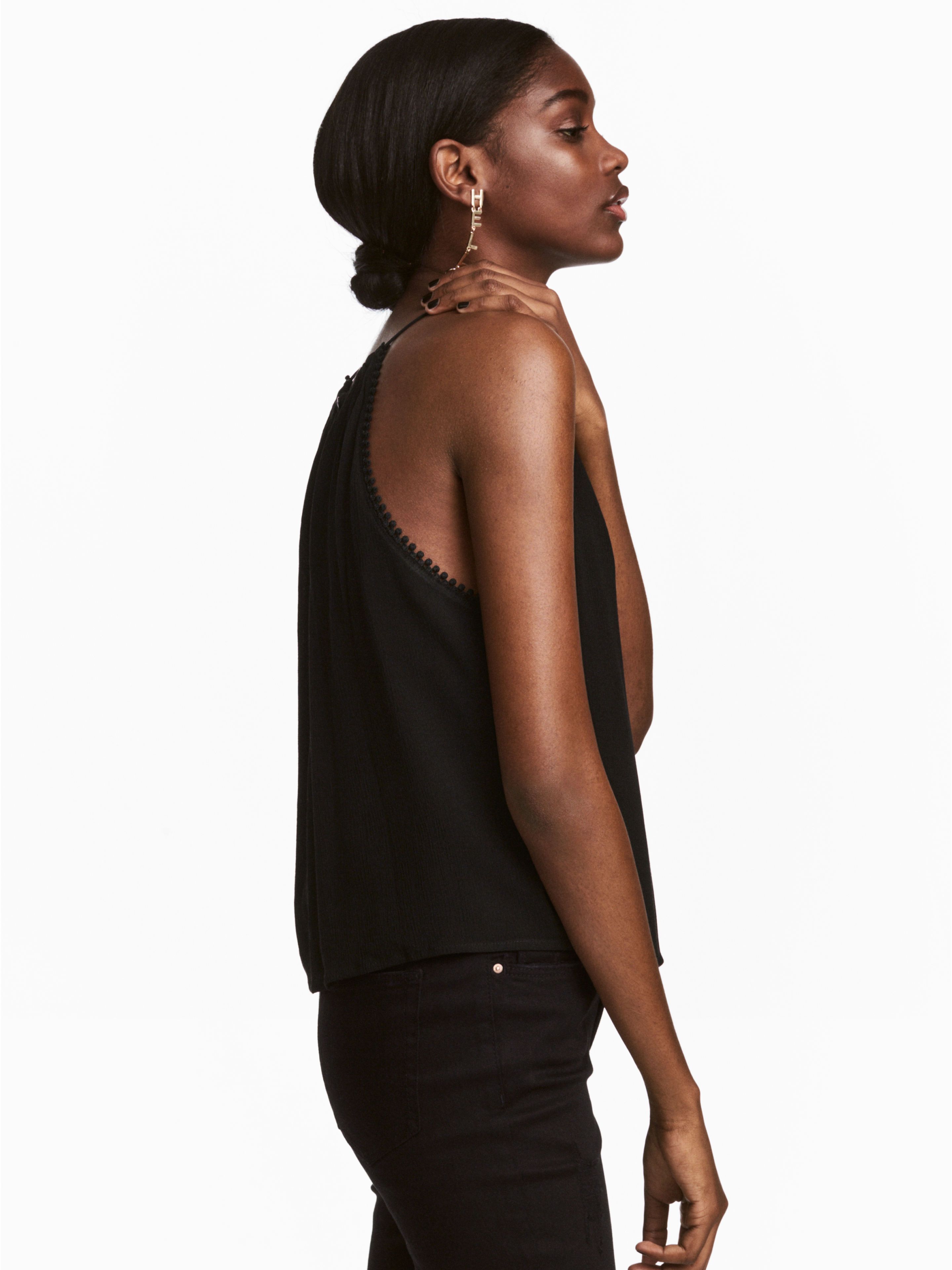 

Топ H&M 5215116-AAAD 38 Черный
