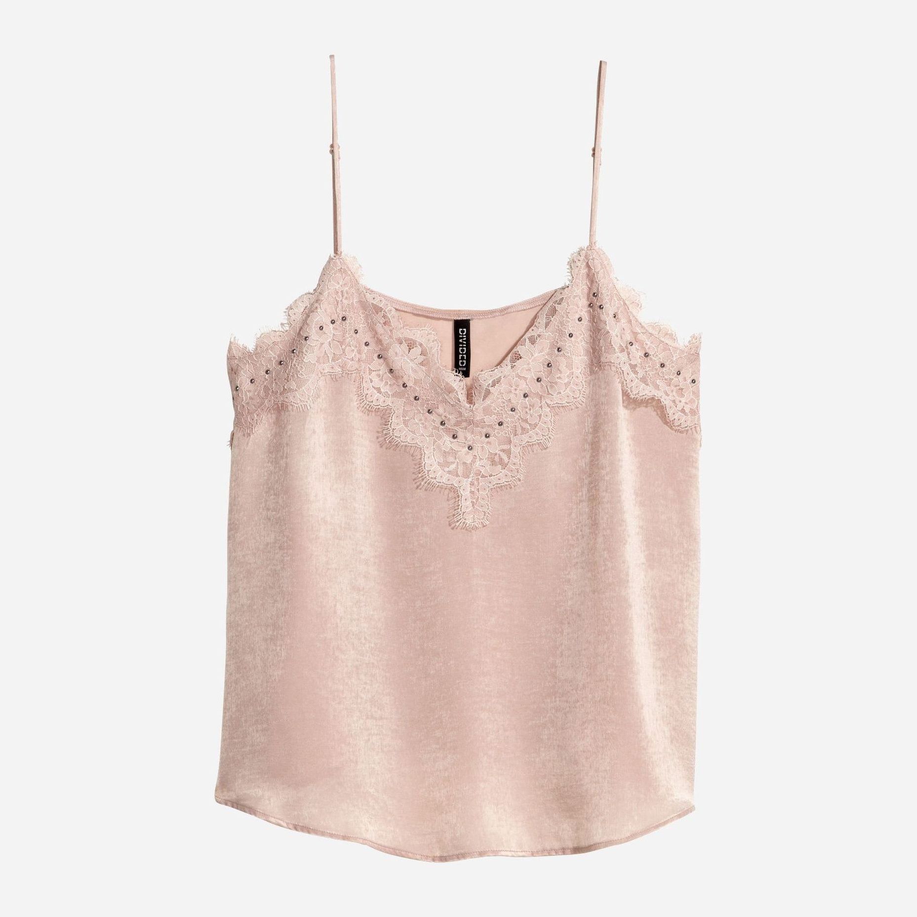 

Топ H&M 5464146-ACWG 46 Розовый