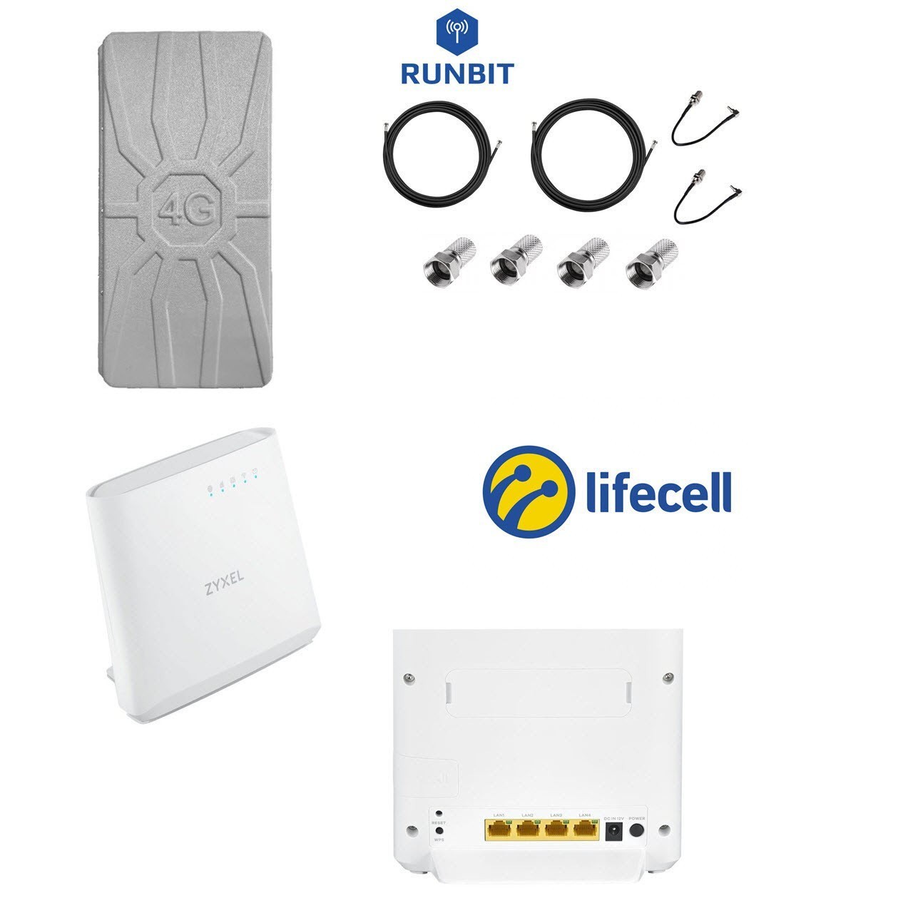 

Комплект для 4G интернета Lifecell Business в офис