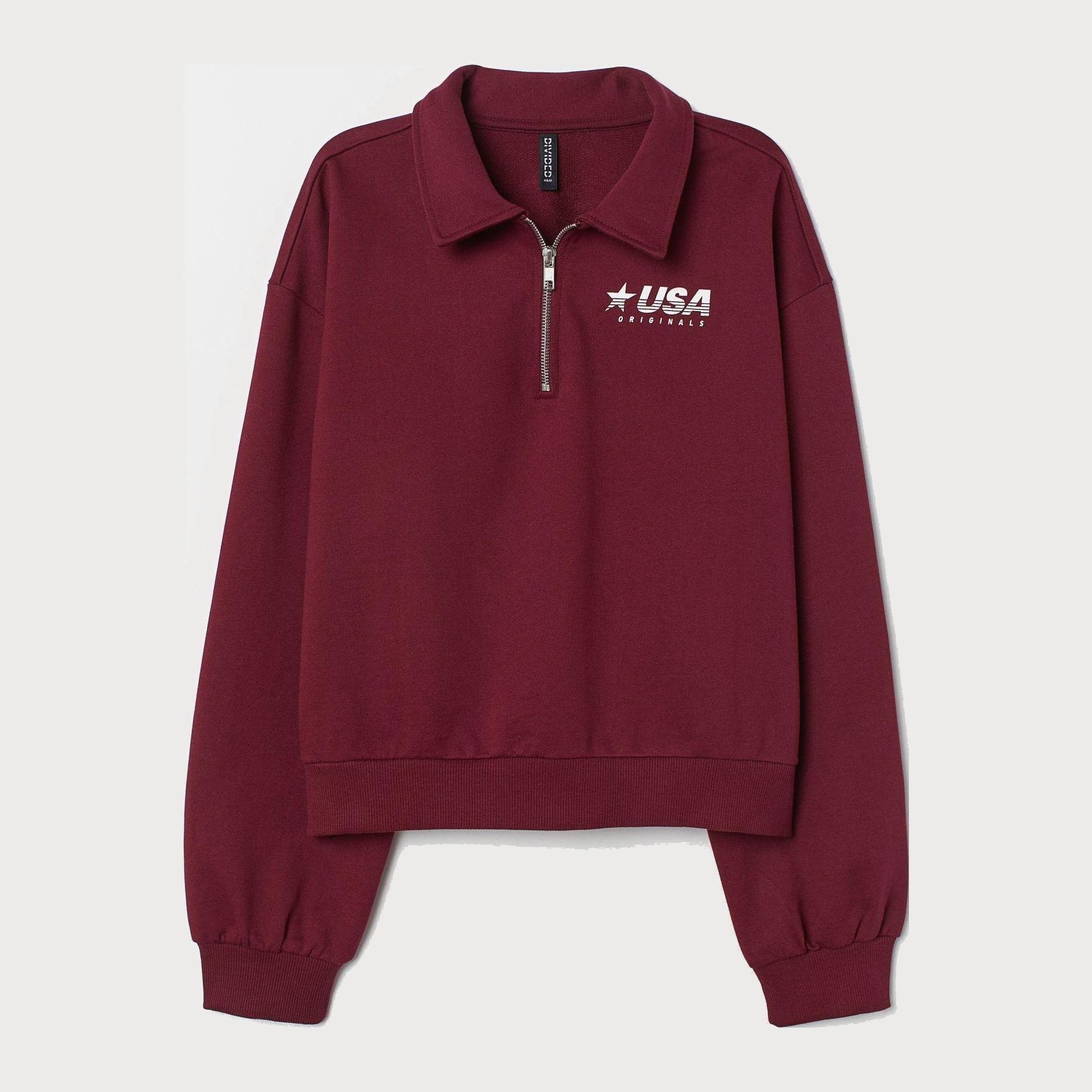 

Свитшот H&M 7158919-ACUK M Бордовый