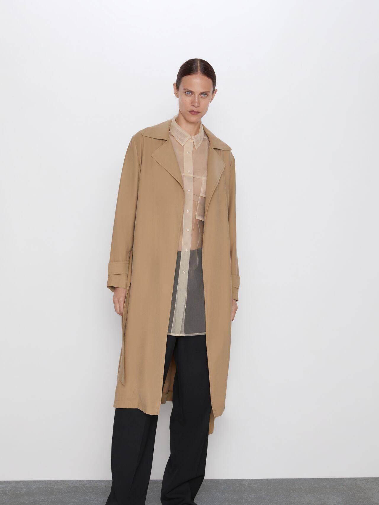 

Тренч Zara 5071/225/704-ACTQ S Бежевый