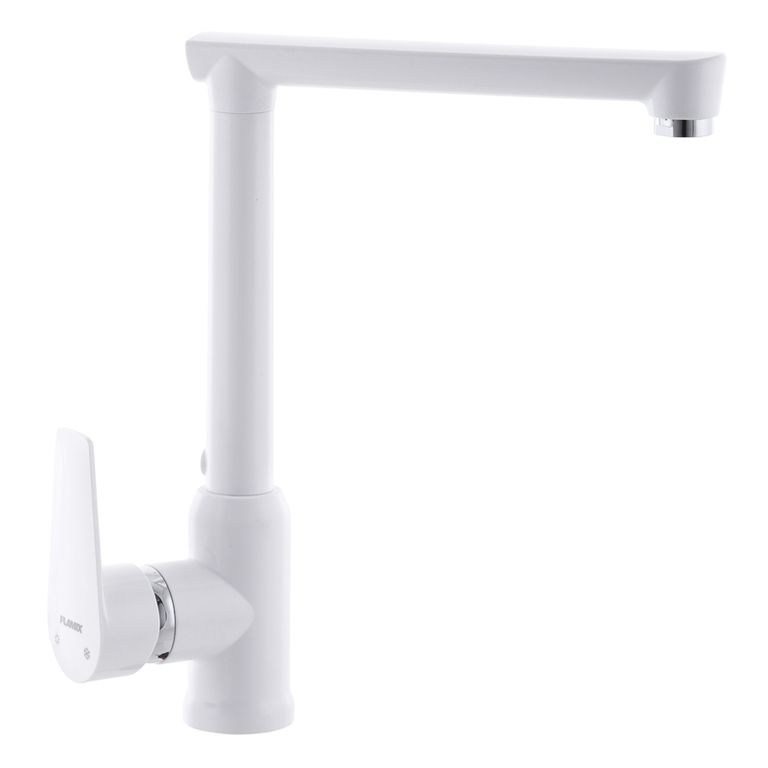 

Смеситель Для Кухни Plamix Mario-017 White (Без Подводки) (Pm0557)