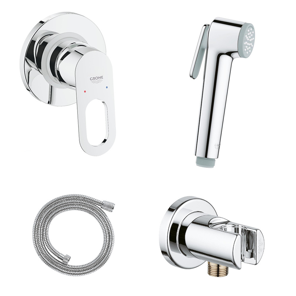 

Набор для гигиенического душа со смесителем Grohe BauLoop 111042