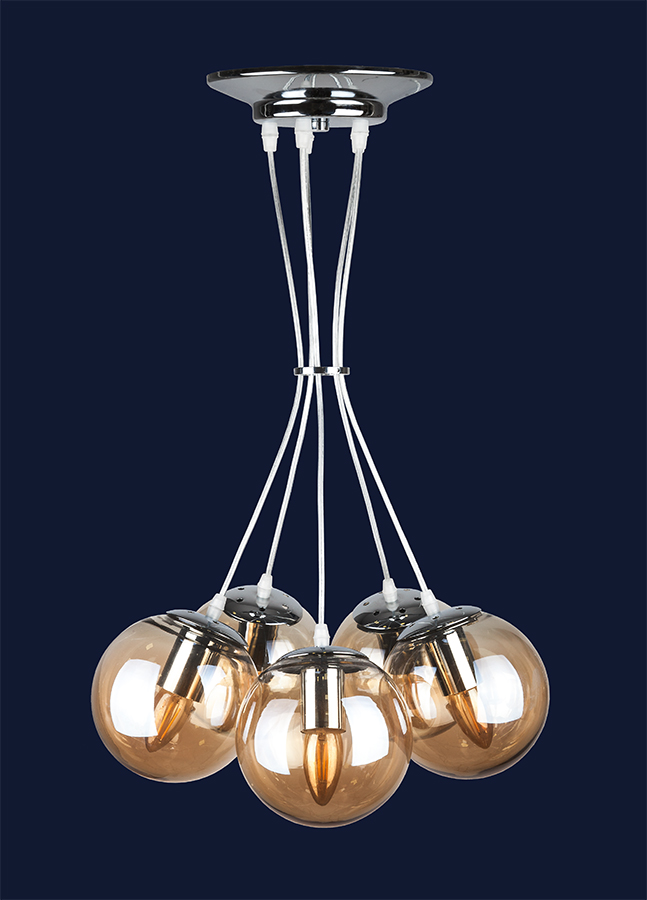 

Люстра Лофт Молекула Levistella 756Pr150F-5 Cr+Br