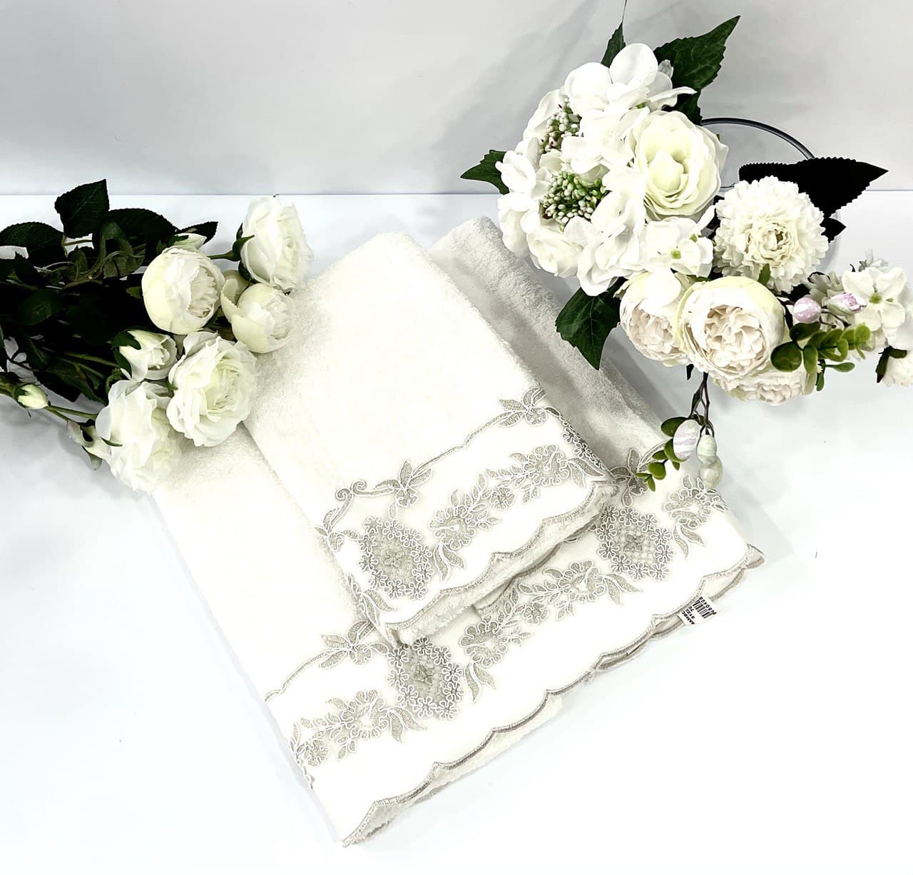 

Полотенца Pupilla Collection Бамбук-коттон 100 Baribo 50 x 90 70 x 140 белый