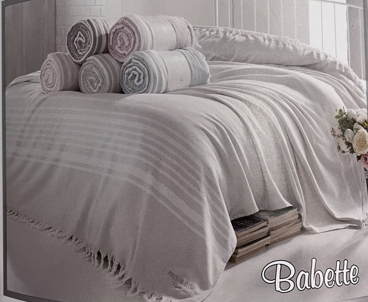 

Пледы Maison D'or Коттон 100 Babette 220 x 240 светло розовый