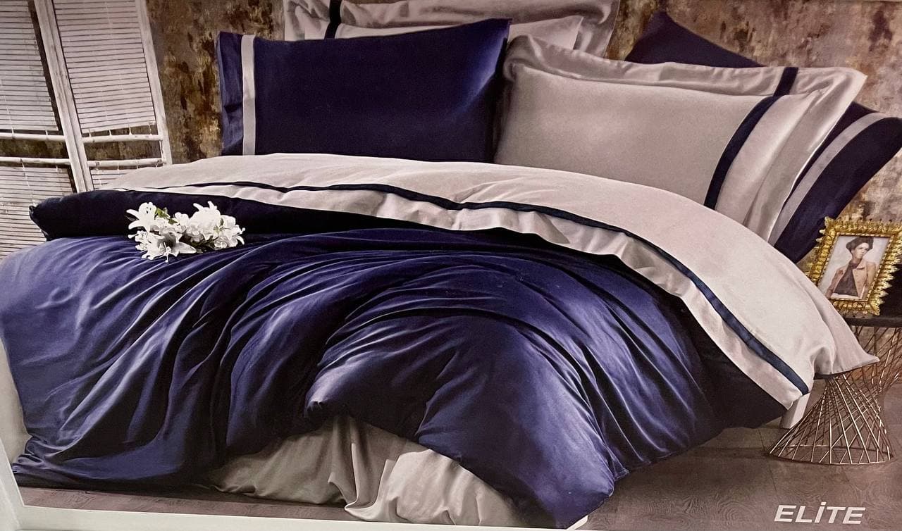 

Комплект постельного белья GRAZIE HOME Люкс-Сатин 100 Elite Евро 200 x 220 серый