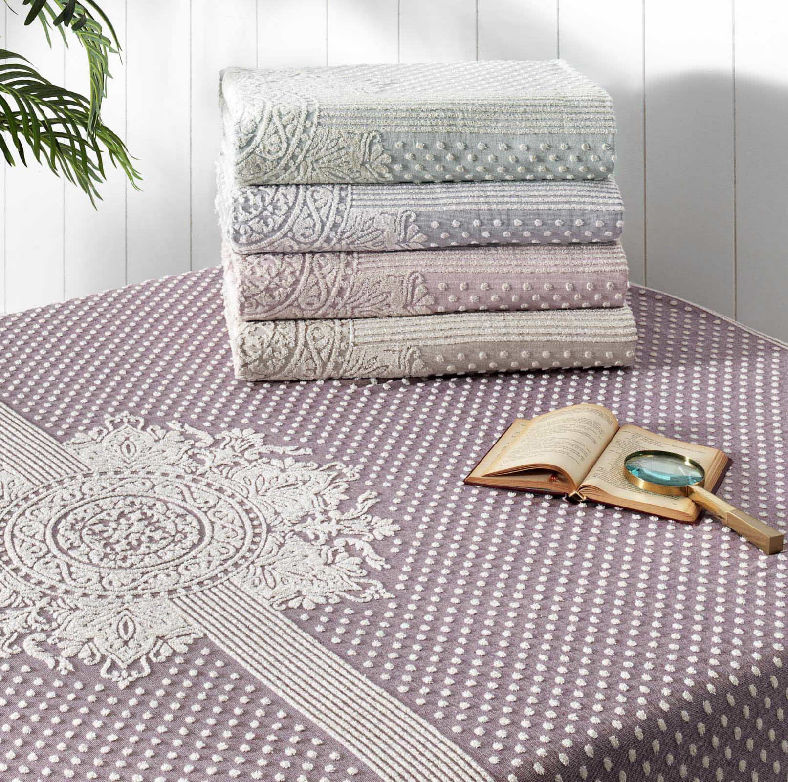 

Пледы Tivolyo Home Коттон 100 Hermes 220 x 240 лиловый