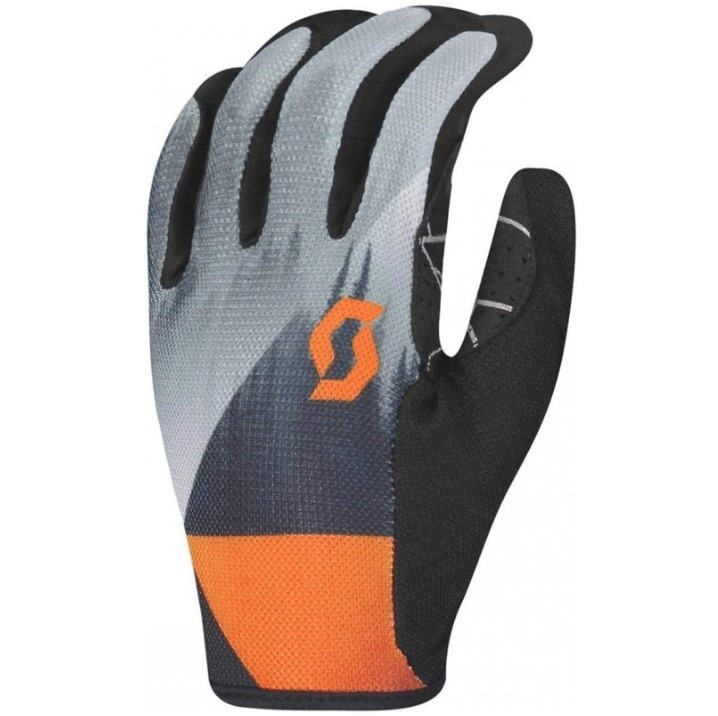 

​Велоперчатки демисезонные Scott Traction LF 2019 dark grey/exotic orange L