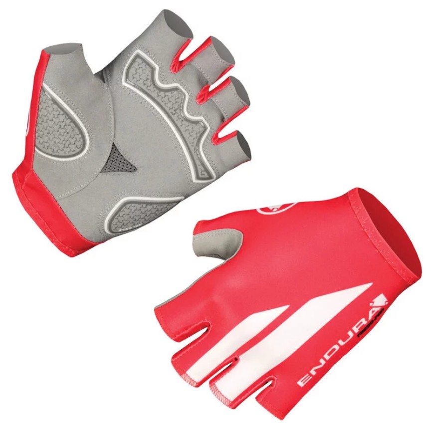 

Велоперчатки мужские летние Endura FS260 Pro Print Mitt красно-серые L