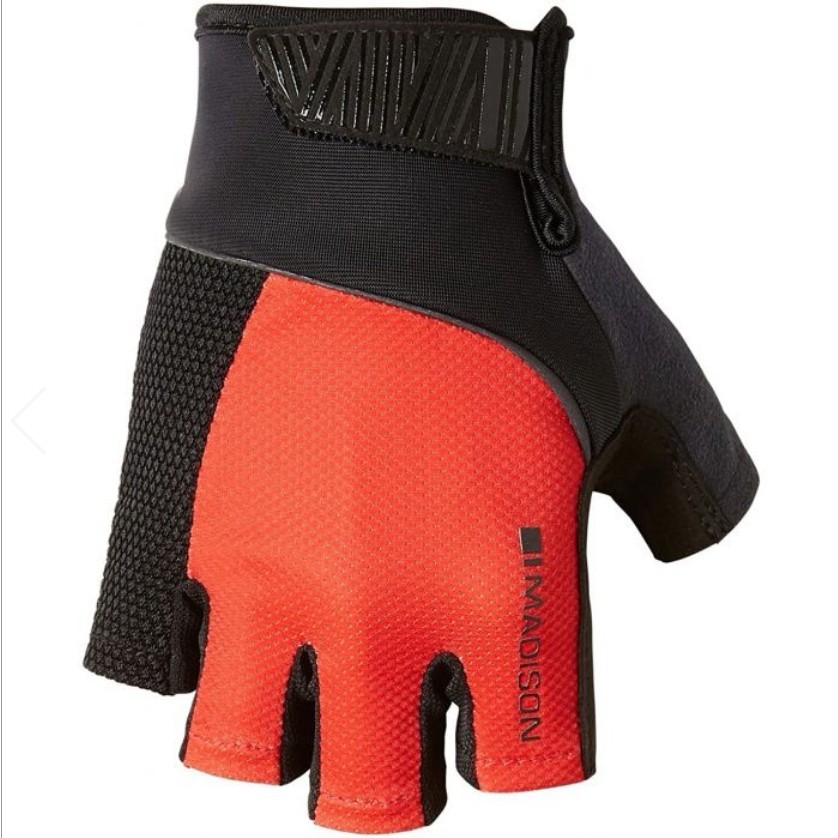 

​Велоперчатки мужские летние Madison Sportive Mens Fingerless красные М