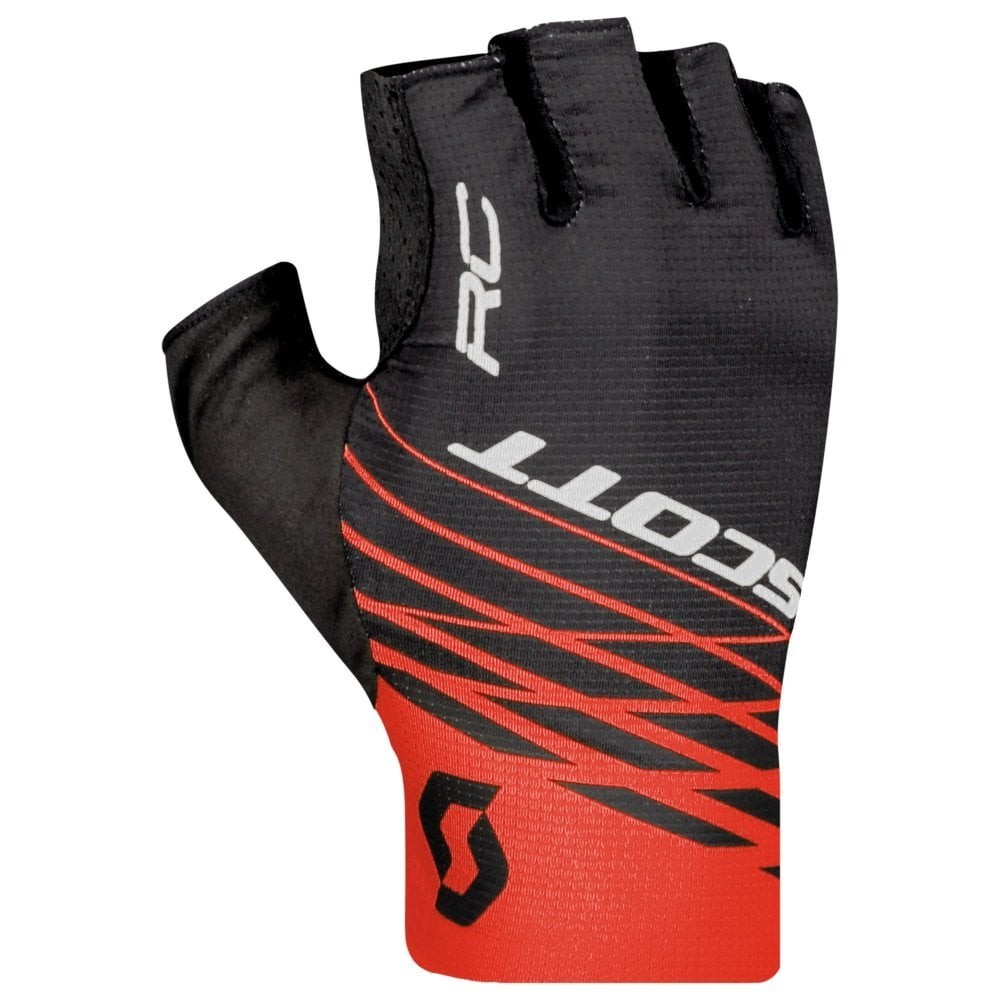 

​Велоперчатки Scott RC PRO SF (2019) летние унисекс black/fiery red M