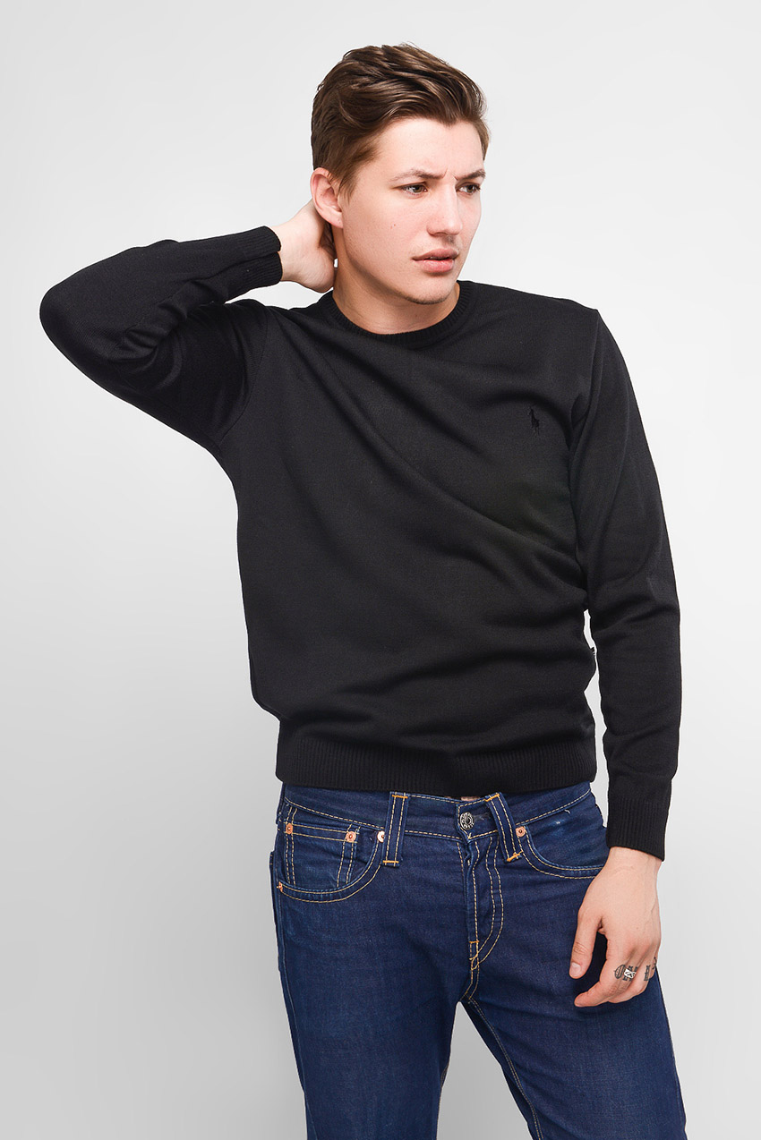

Fashions • Свитер Поло Fashions M черный (№17389-лд)