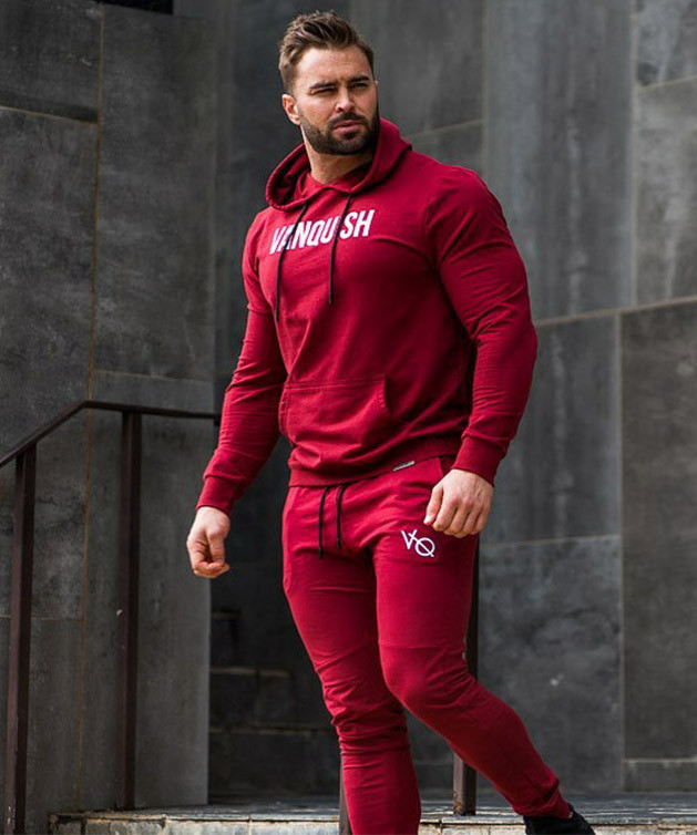 

Красный мужской спортивный костюм VQH TY6627 Красный, Красный мужской спортивный костюм VQH TY6627 Красный M