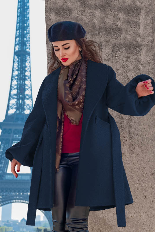 

Fashions • Пальто Sabrina Fashions 52 джинс (4555-лб)