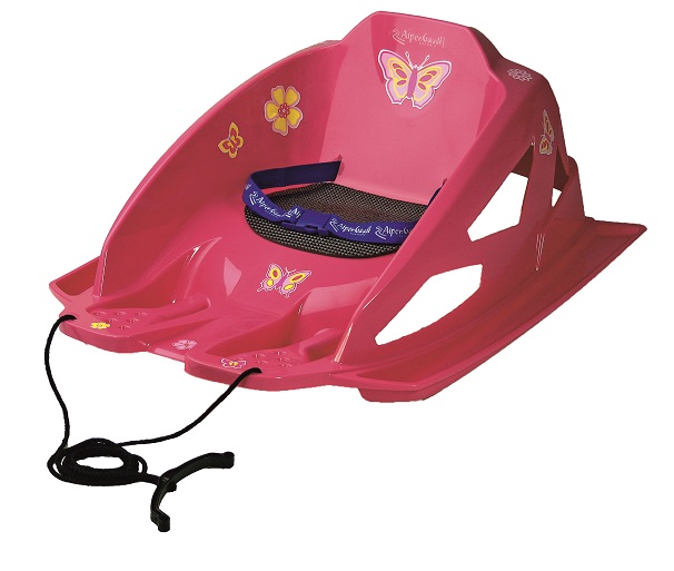 

Санки Alpen Bambino малиновые AlpenGaudi (4020716299686)