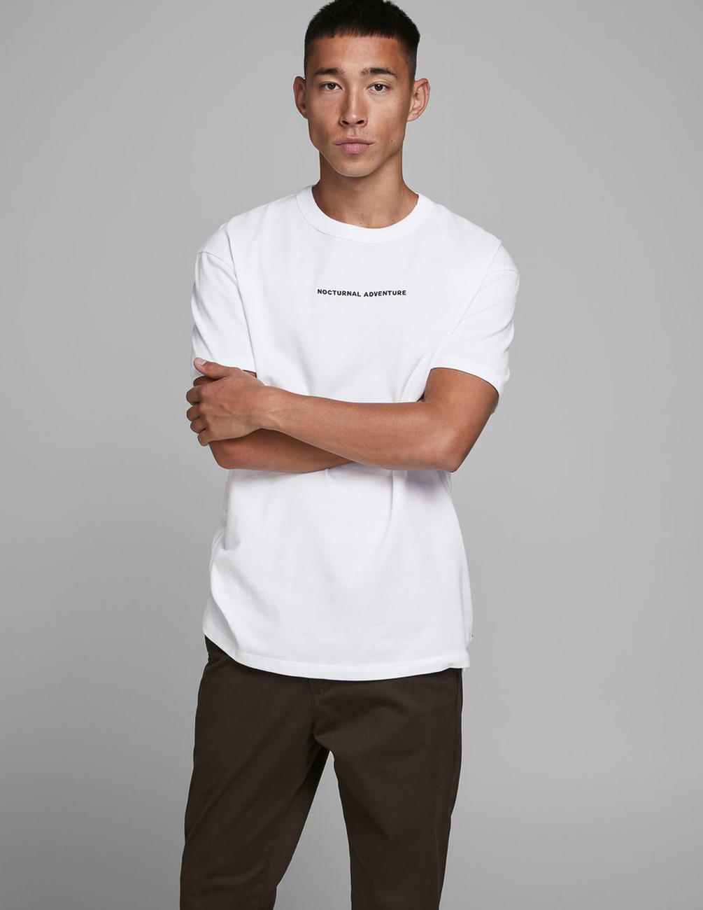 

Футболка JACK&JONES М0111078 цвет белый M