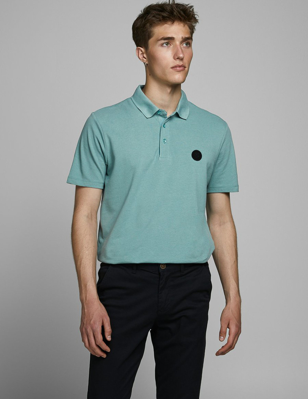 

Поло к/р JACK&JONES М0110857 цвет зеленый L