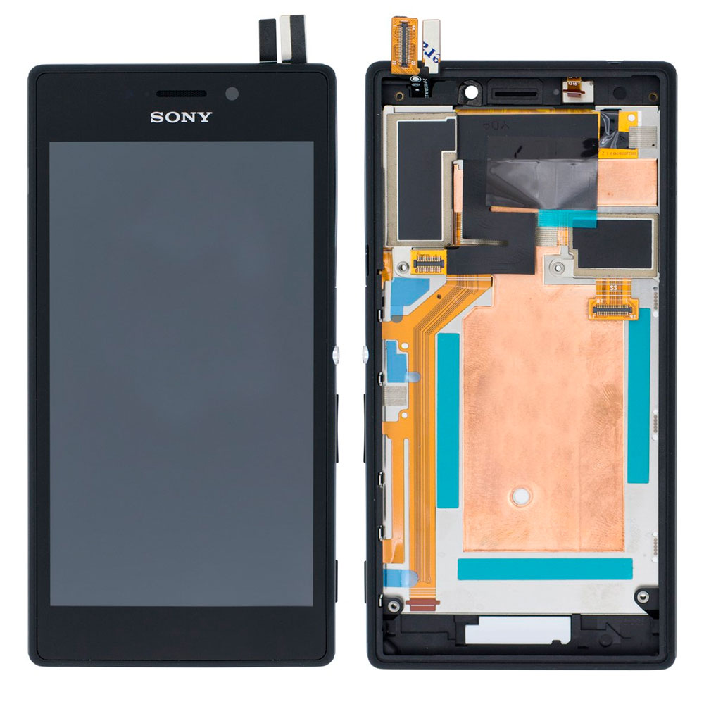 

Дисплейный модуль Sony D2303 Xperia M2 Original PRC в рамке