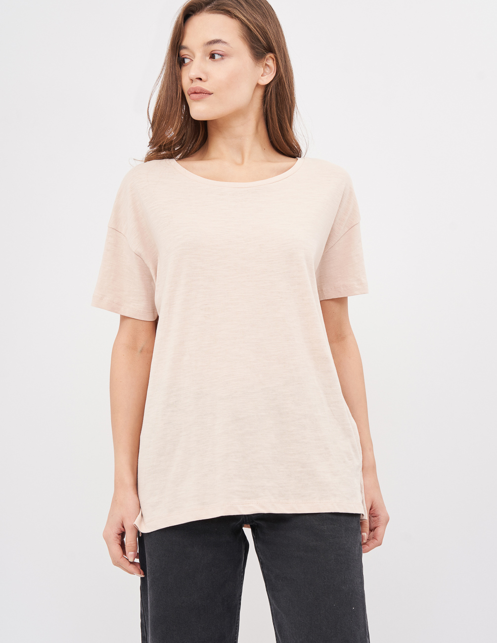 

Футболка PULL & BEAR Ж1066145 (9231/311/676) цвет бежевый M