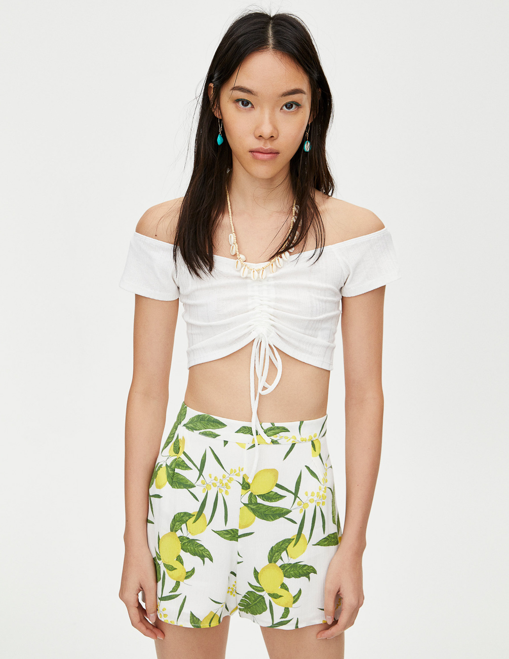 

Топ PULL & BEAR Ж1066727 (9239/336/250) цвет белый L