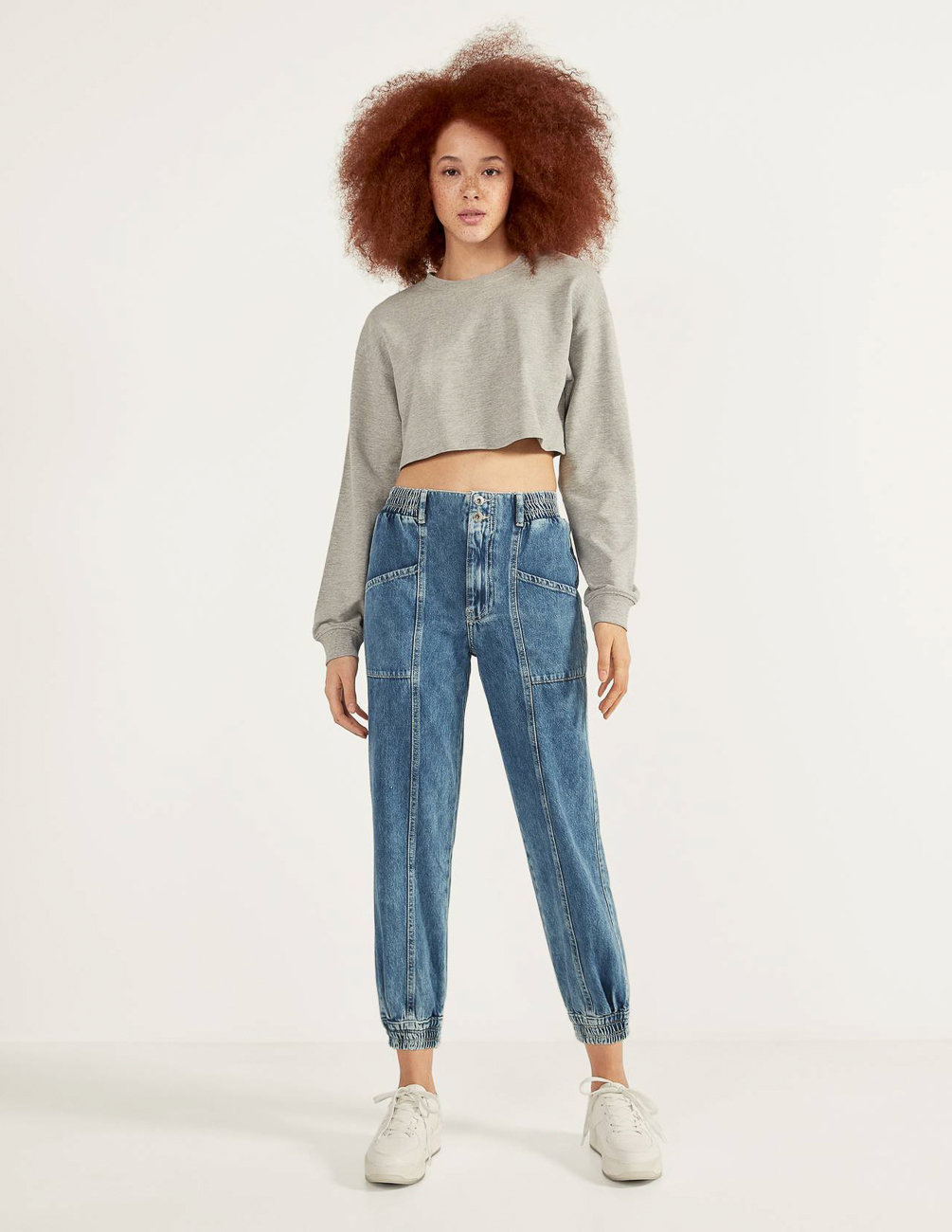 

Джинсы Bershka Ж1064678 (0159/179/426) цвет голубой S