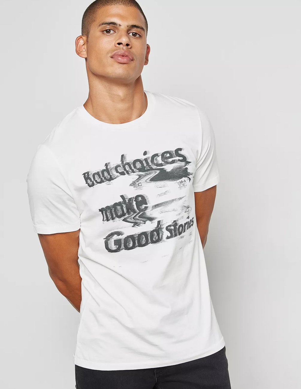 

Футболка JACK&JONES М0111128 цвет белый M
