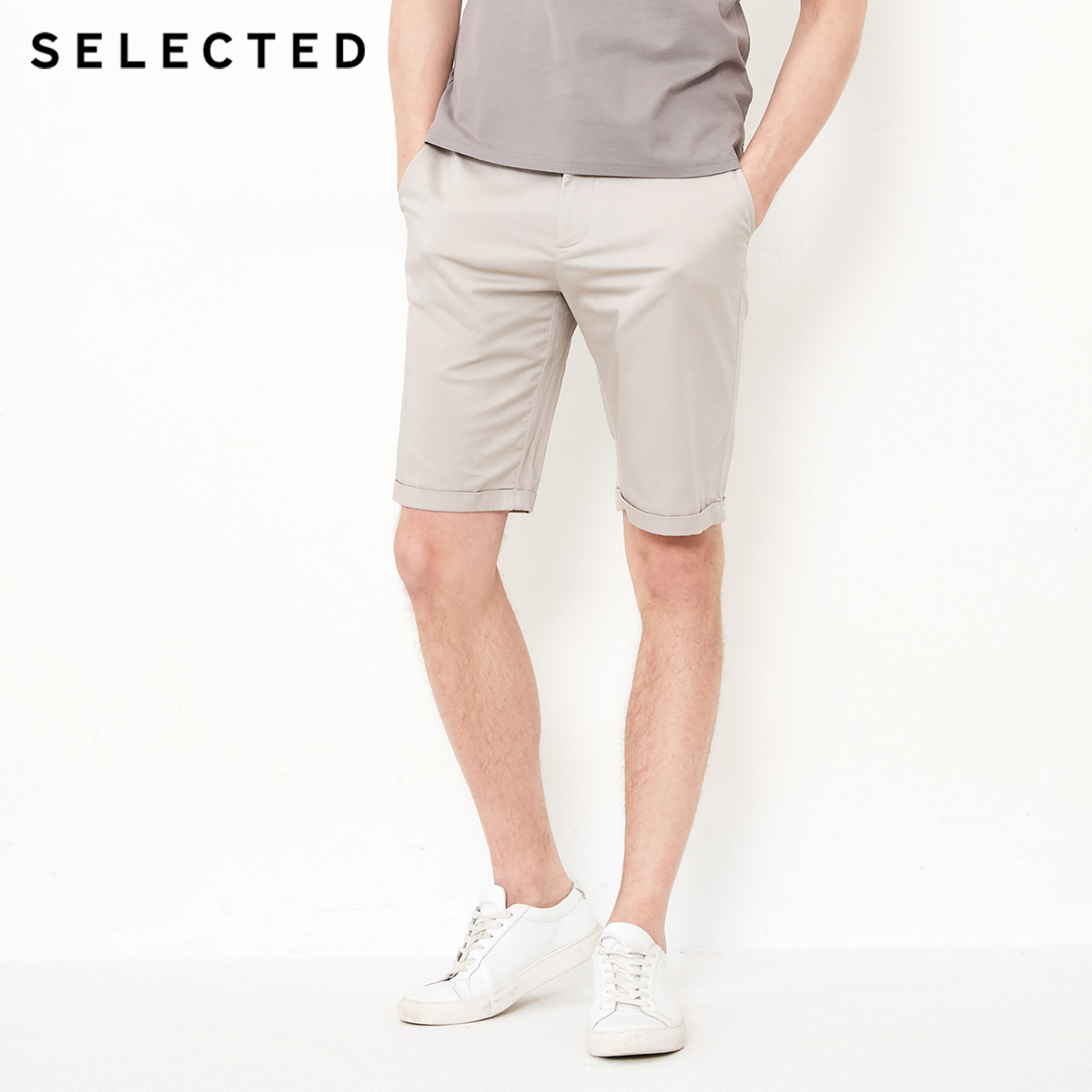 

шорти Selected 4182SH524C03 38 с.бежевий