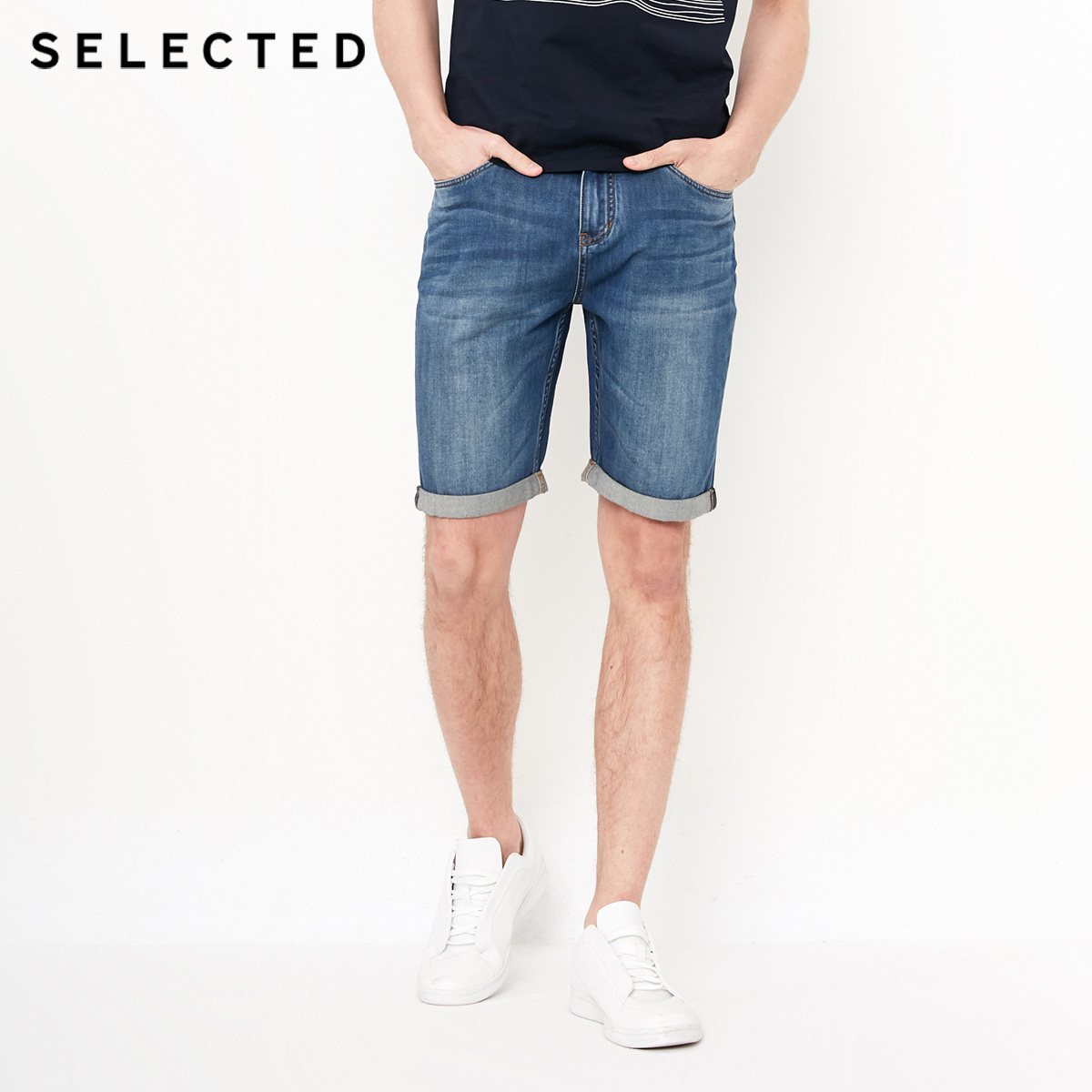 

шорти джинс Selected 4182S3512E39 36 т.синій