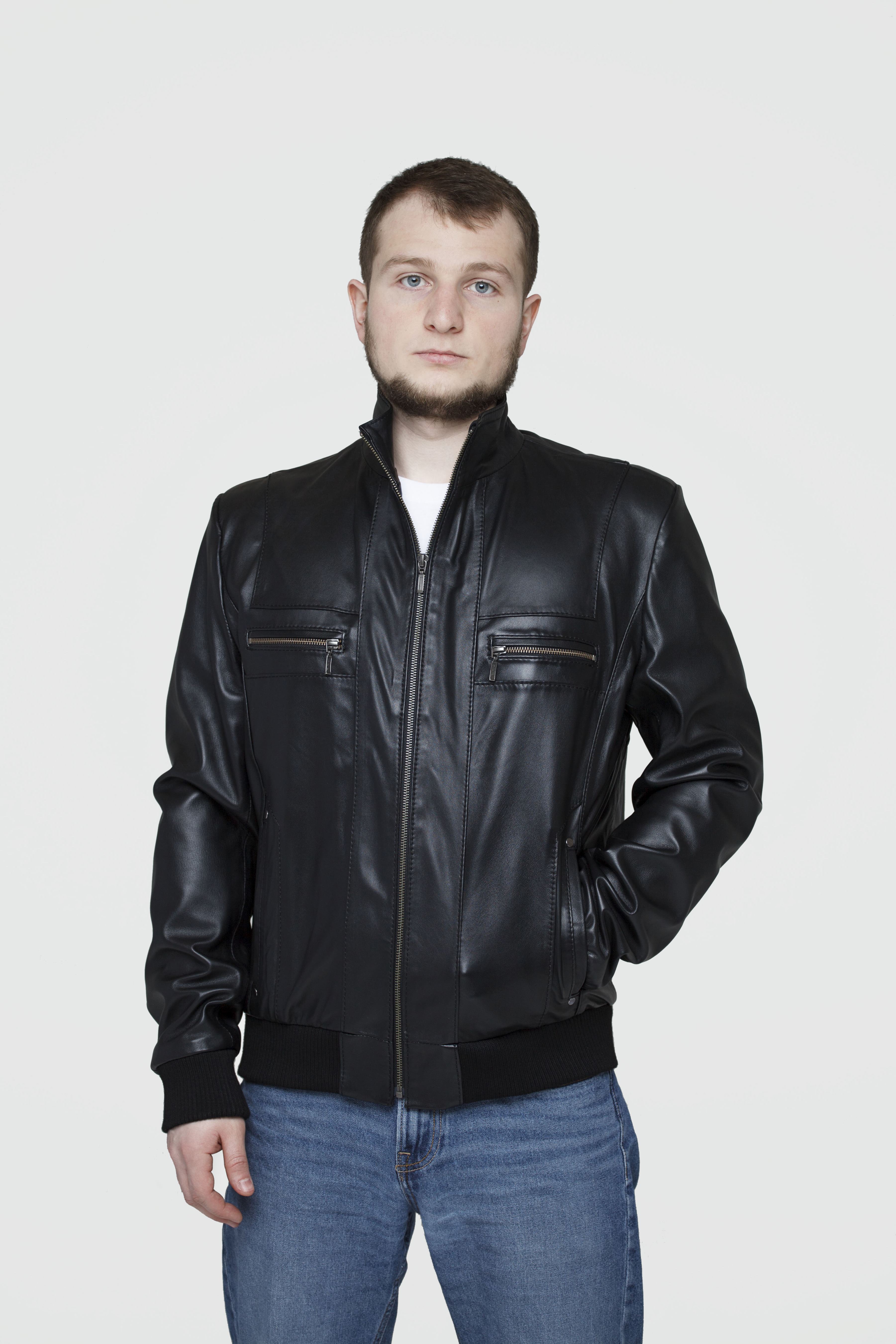 

Мужская куртка Eleganza из натуральной кожи модель TURINtr размер XXL
