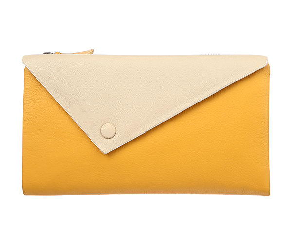 

Кошелек Buono Leather Yellow+Cream (03-8911)
