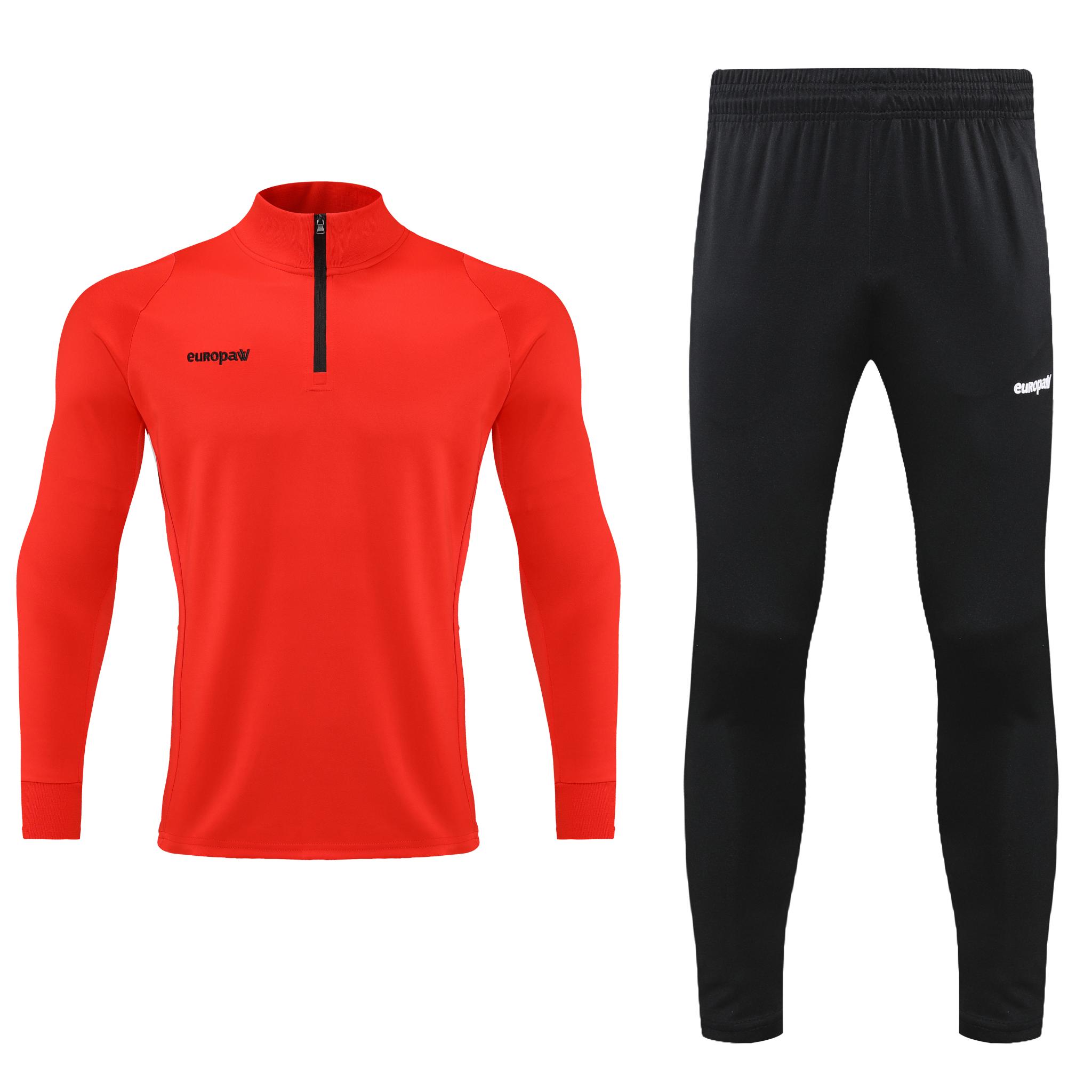 

Спортивный костюм Europaw Limber Up 2101 Short zipper чёрно-красный, Спортивный костюм Europaw Limber Up 2101 Short zipper чёрно-красный [XL]