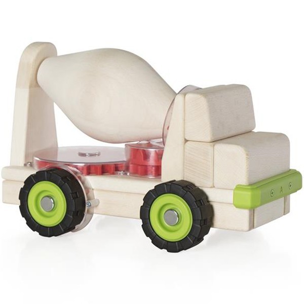 

Игрушечная машина Guidecraft Block Science Trucks Большая бетономешалка белая