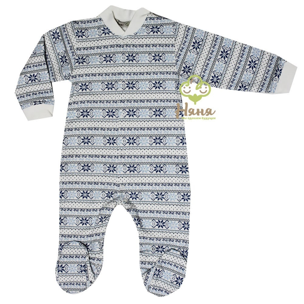 

Комбинезон Няня молочно-синий Скандинавия 68 размер