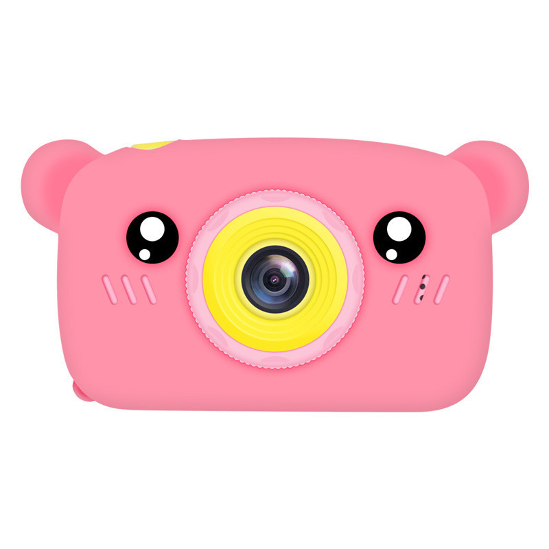 

Фотоаппарат детский мишка Teddy GM-24 детская фотокамера Pink (vi028)