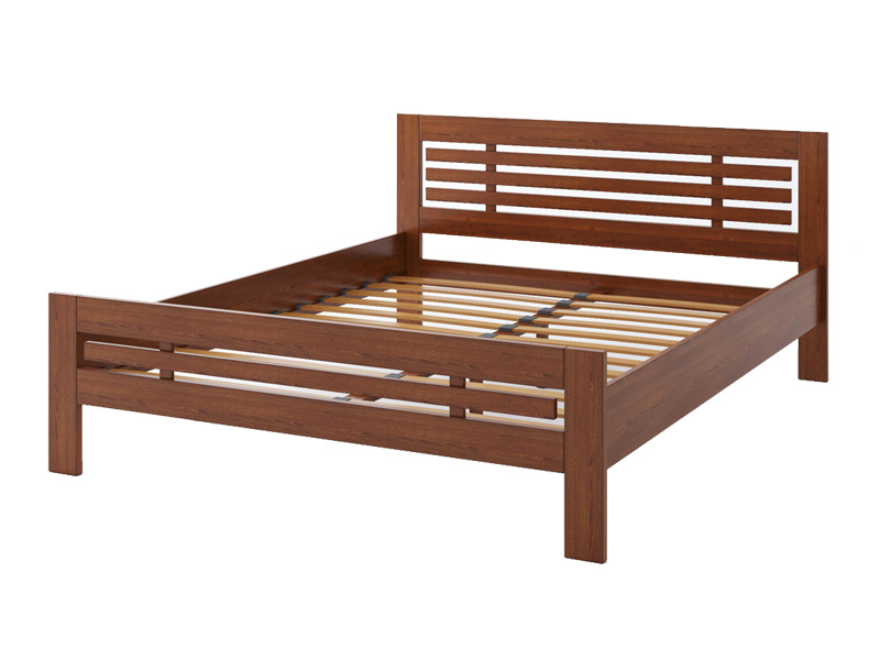 

Кровать Camelia Фрезия из массива бука 120х200 орех