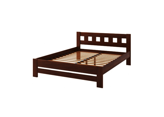 

Кровать Camelia Сакура из массива дуба 120х200 орех темный