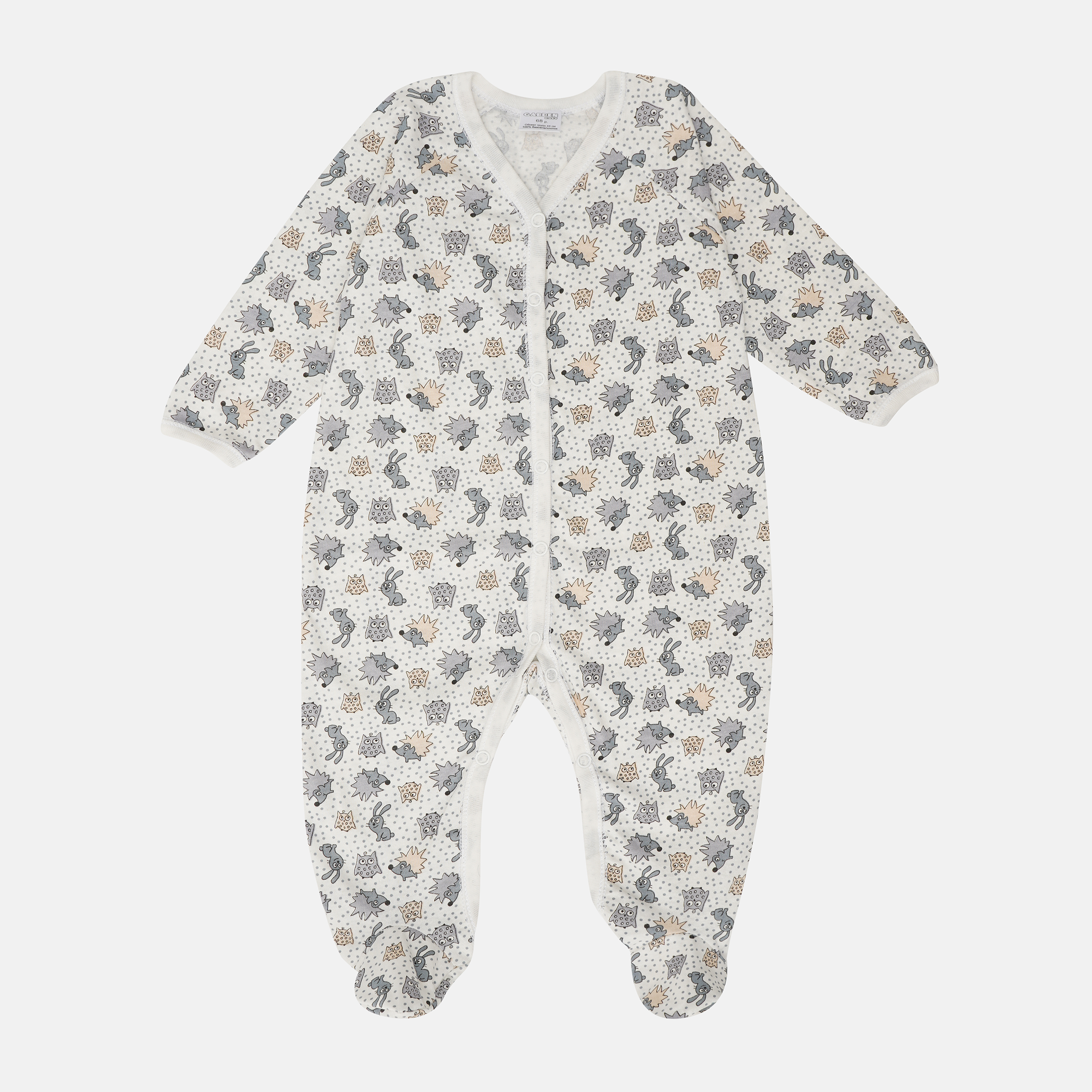 

Человечек Garden Baby 10254-03 68 см Ежики серые