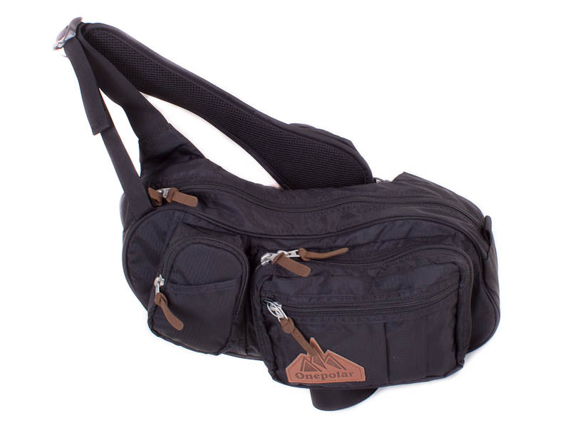 

Мужская сумка через плечо (W3015-black) Onepolar 40х18х8 см Черный 000157837