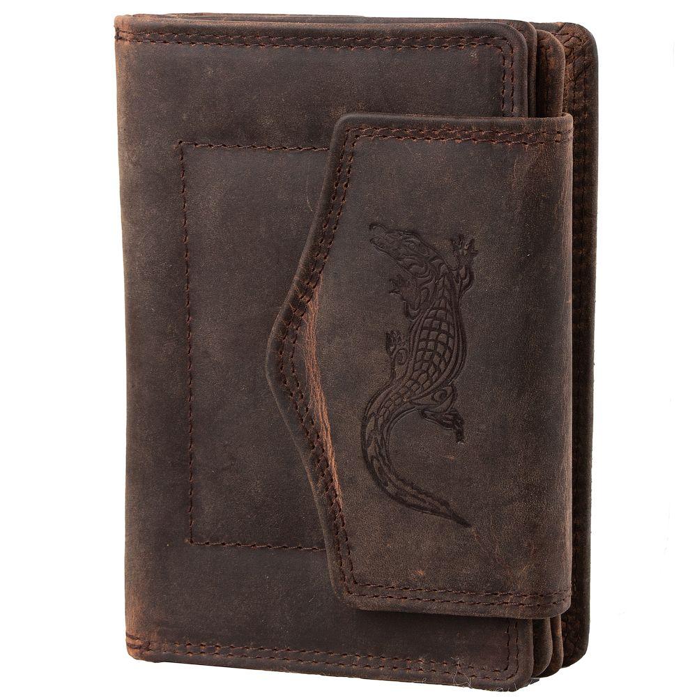 

Женский кожаный кошелек (DNKN17-H-brown) Always Wild 9х13,5х3 см Коричневый 000157728
