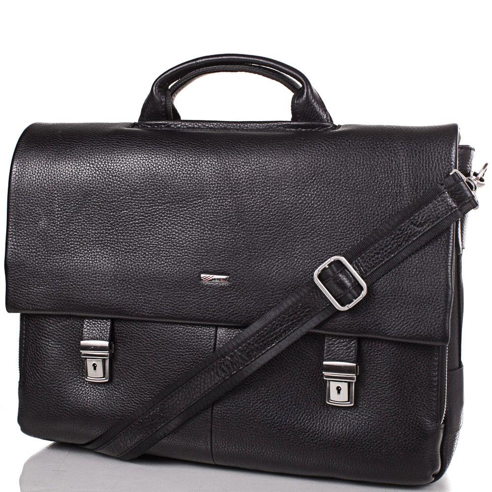 

Мужской кожаный портфель (SHI1315-2) Desisan 39х29х11 см Черный 000157833