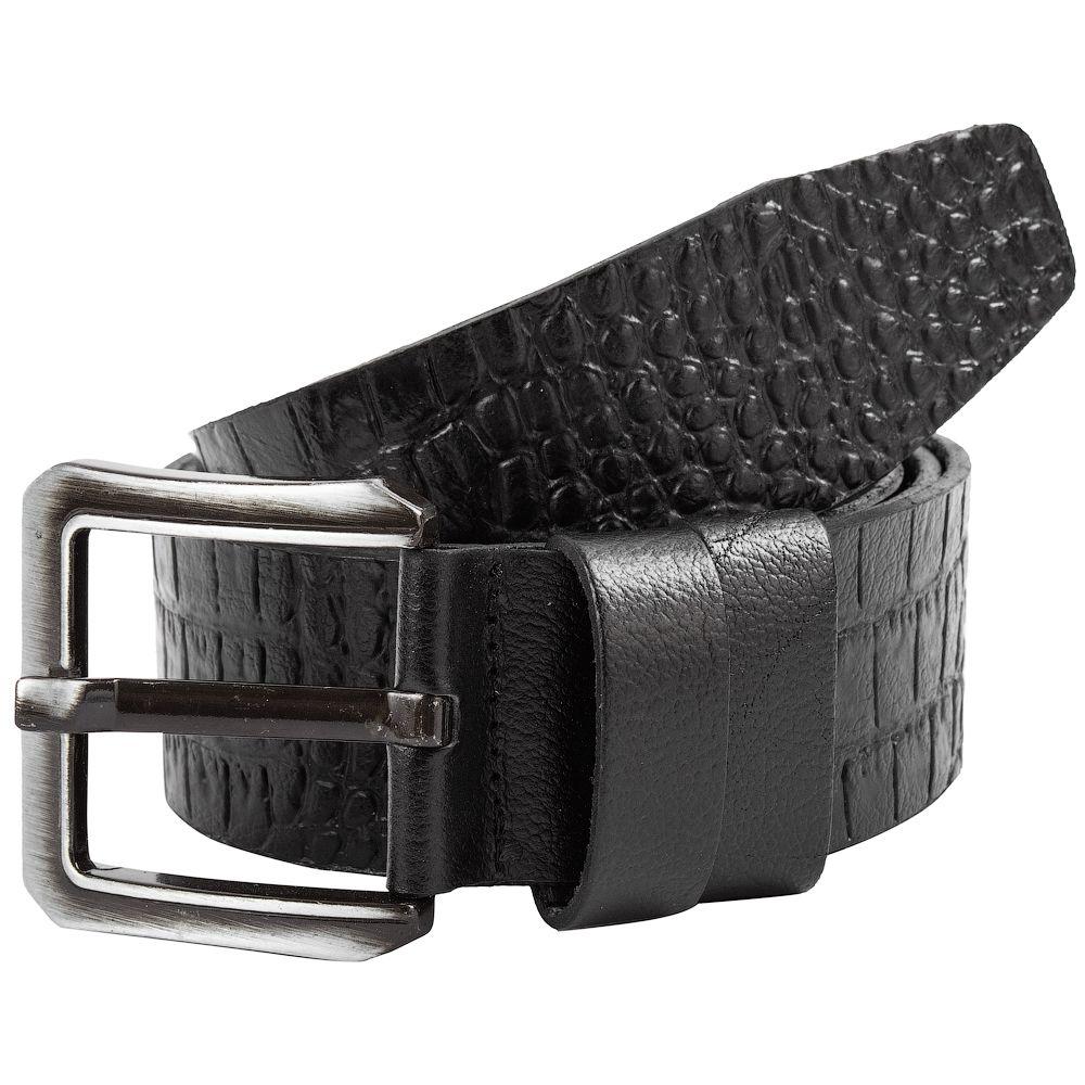 

Мужской кожаный ремень (SHI5-2100-1) YSK 115х4,4 см Черный 000157454