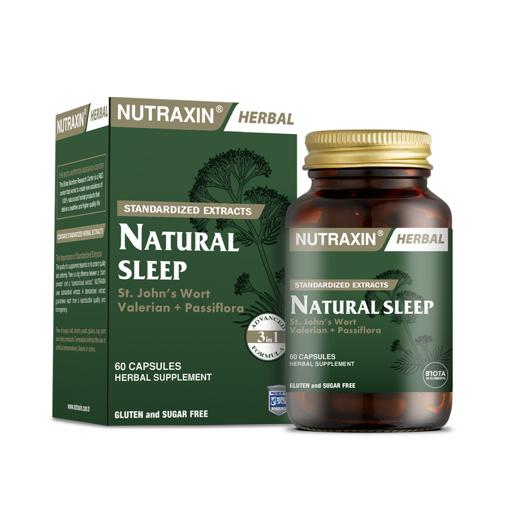 

Натуральный препарат Unice NUTRAXIN NATURAL SLEEP, Нормализация сна , 60 капсул